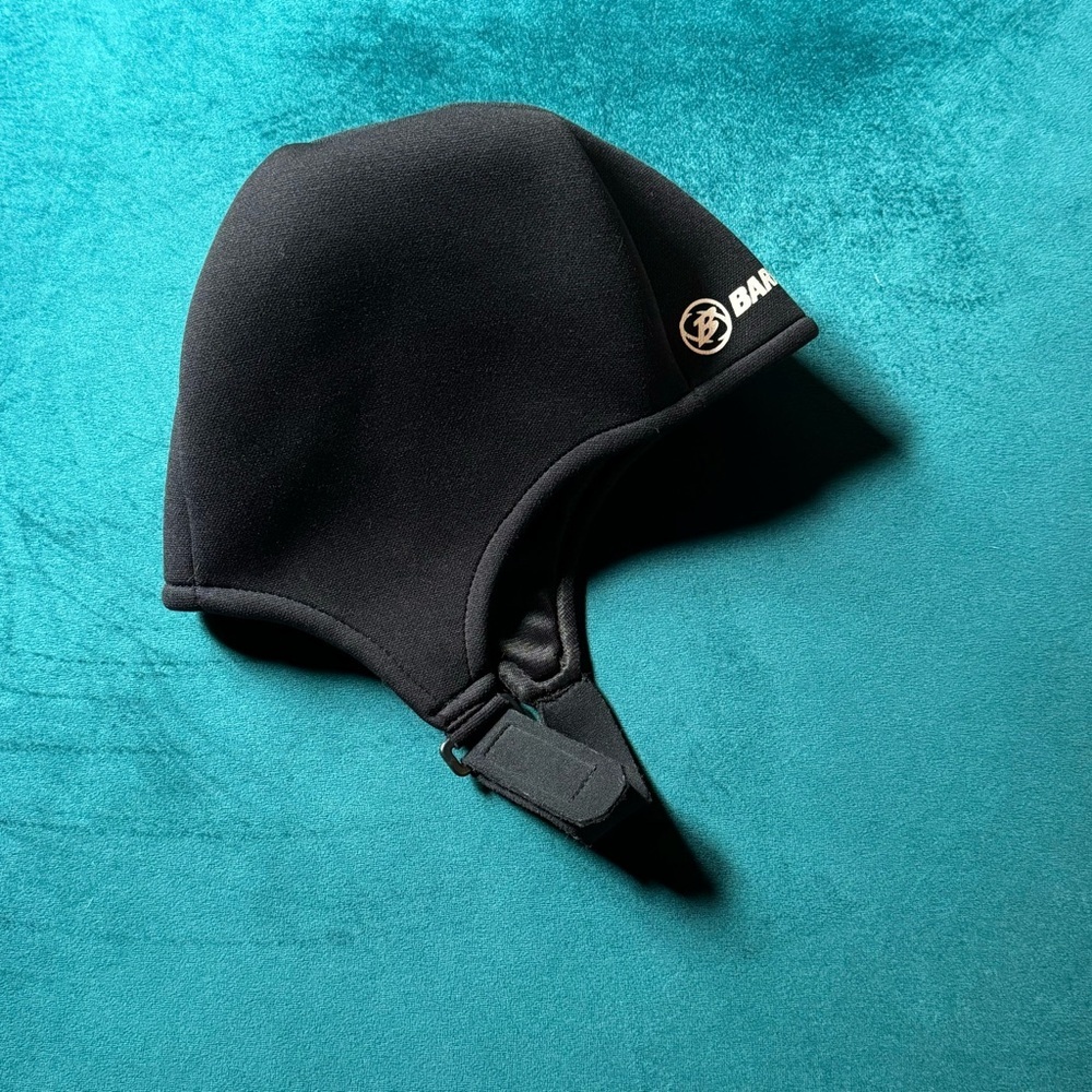 Barracuda Wet Suit Swim Cap, Black, Large